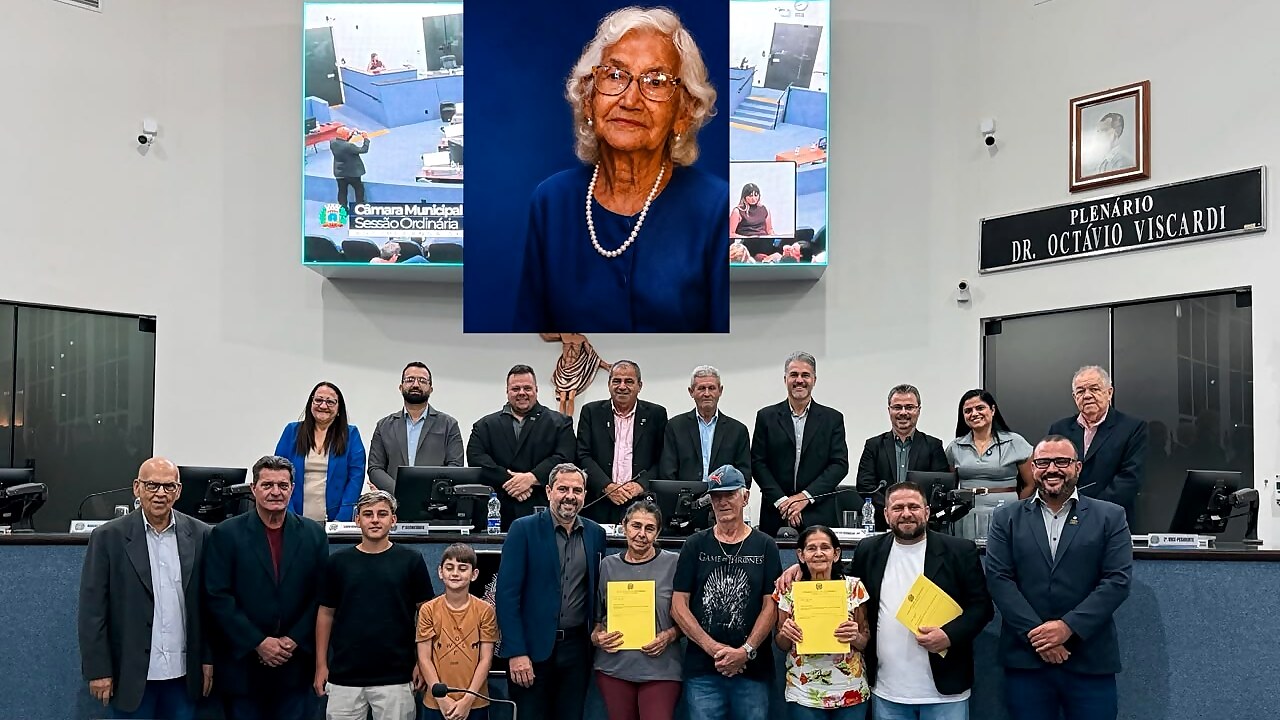 Câmara de Votuporanga denomina rua em homenagem a Sophia Jorge Farina no Parque Vista Alegre