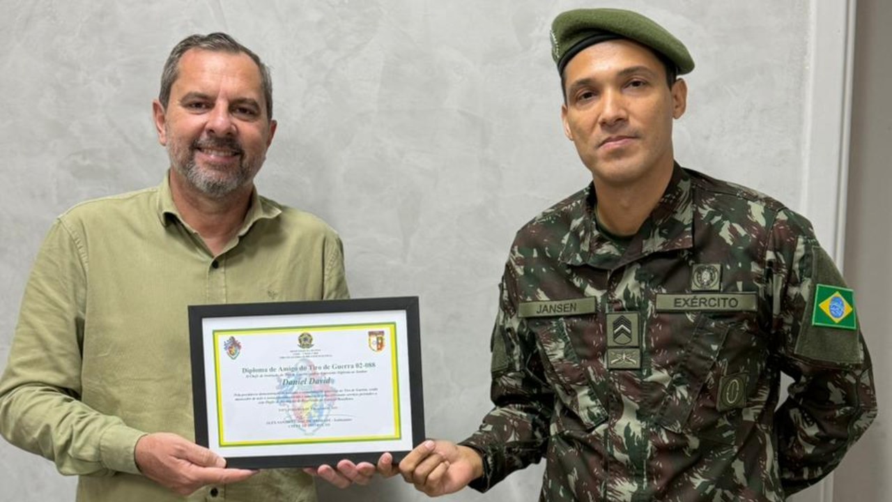 Novo instrutor do Tiro de Guerra assume em Votuporanga e é recebido pelo Legislativo