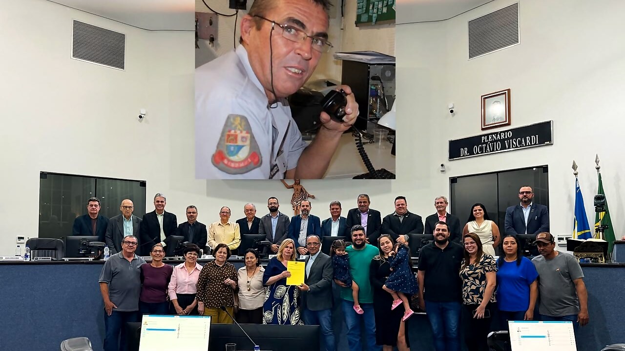 Câmara presta homenagem ao policial militar Donizete “A Lenda” com denominação de via pública